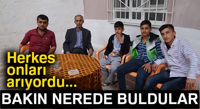 'Okula gidiyoruz' diye çıktılar, Kapadokya'da bulundular