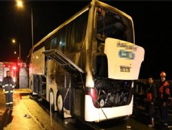 Yolcular büyük tehlike atlattı