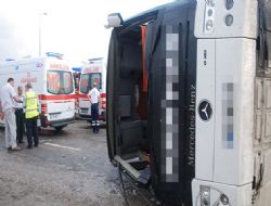 Yolcu otobüsü yine can yaktı