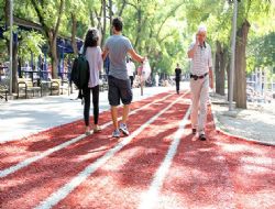 Parkta koşu yolu krizi