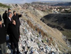 Eski çöplüğe yapay gölet