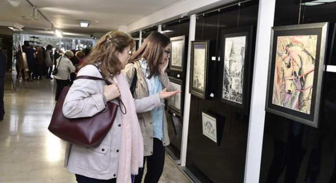 40 öğrenciden 143 eserlik sergi