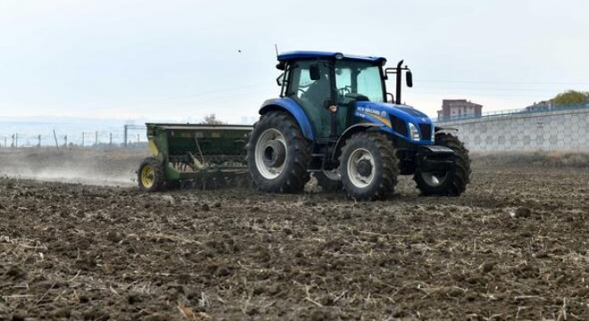 AOÇ'de 300 dekara yem tohumu ekildi