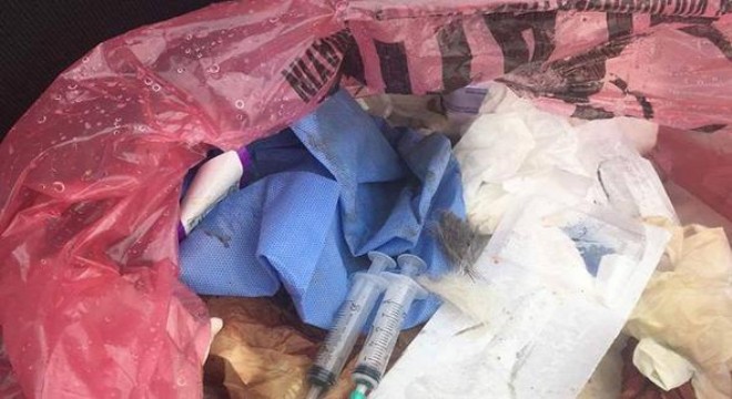 Ali Rıza Bey Ormanı'nda tıbbi atık tehlikesi