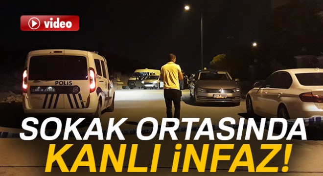 Başkent'te sokak ortasında infaz