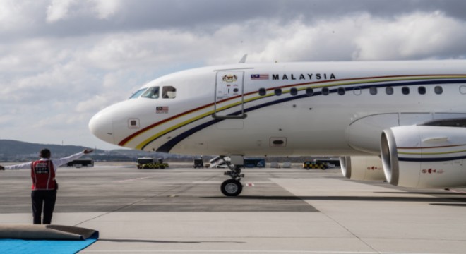 İstanbul Sabiha Gökçen Uluslararası Havalimanı Malezya Başbakanı Yaakob'u ağırladı