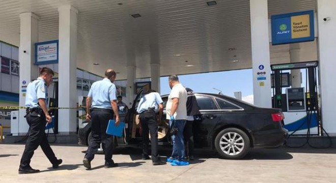 İstasyon sahibine ‘benzin' kurşunu