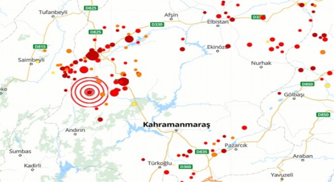 Kahramanmaraş'ta 4.2 büyüklüğünde deprem