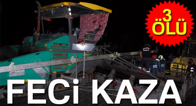 Manisa'da korkunç kaza: 3 ölü