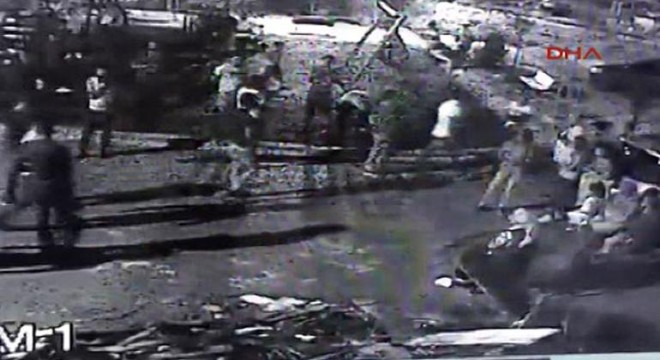 Parktaki asker uğurlamasında kan aktı