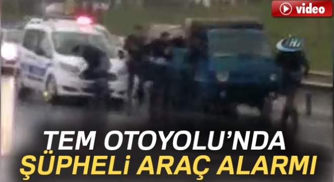 Son dakika haberleri! TEM Otoyolu'nda sıcak saatler
