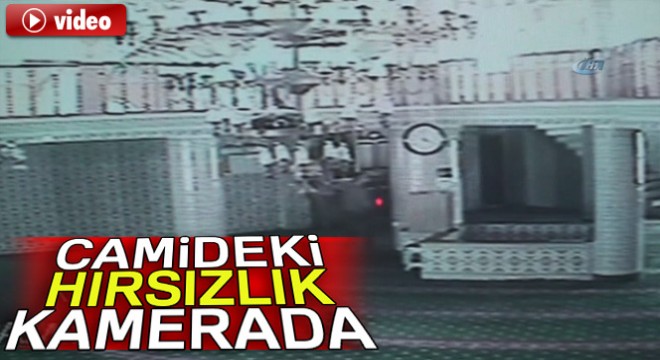 Sultanbeyli'de camiye giren hırsız projeksiyon cihazını çaldı