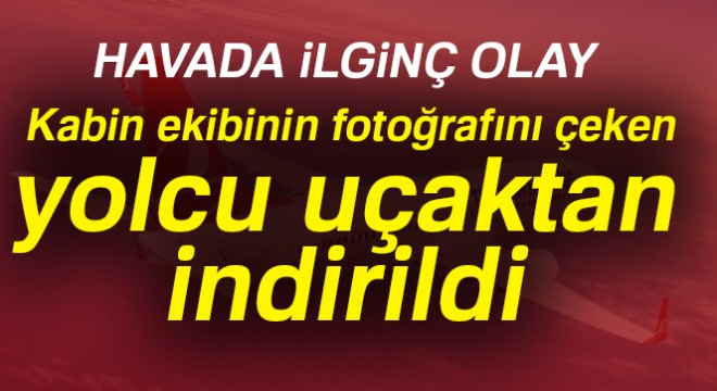 Türk Hava Yolları uçağında ilginç olay