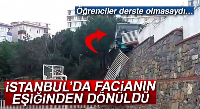 Ümraniye'de facianın eşiğinden dönüldü