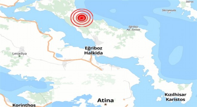 Yunanistan'da deprem