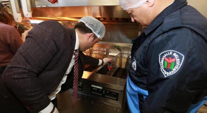 Zabıtadan ‘kızartma yağı' denetimi